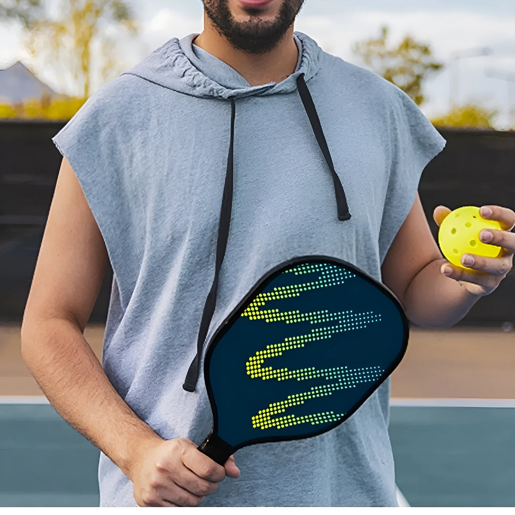 Fibreglass table tennis racket for outdoor sports, model CZXPK00561