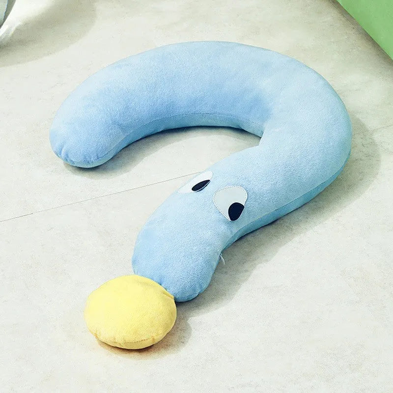 Blue rectangular pet pillow cushion measuring 62cm by 39cm for cats and dogs