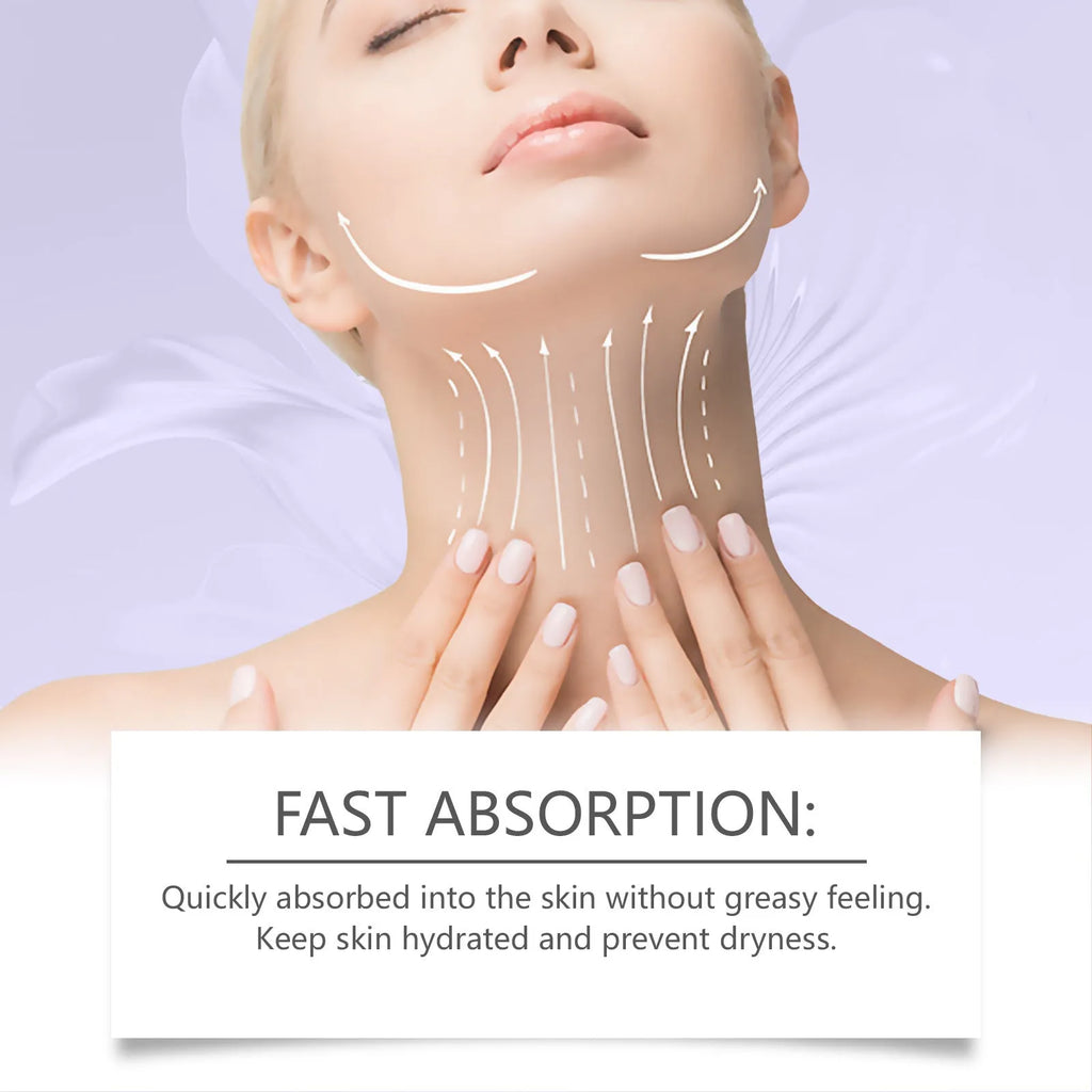 30g jar of retinol neck cream with ceramide and peptide formula for daily moisturising
