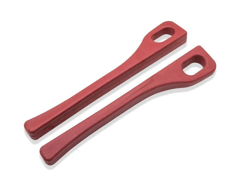 Car seat gap sealing strips in four colour options showing polyresin construction and integrated handle