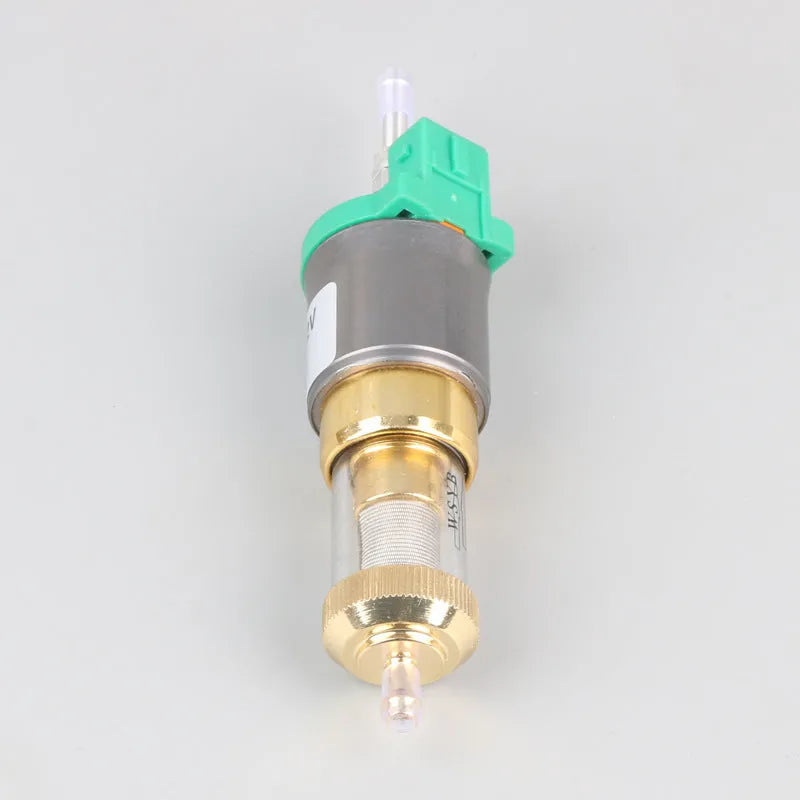 F type green headband oil filter for car parking heater with iron and plastic housing