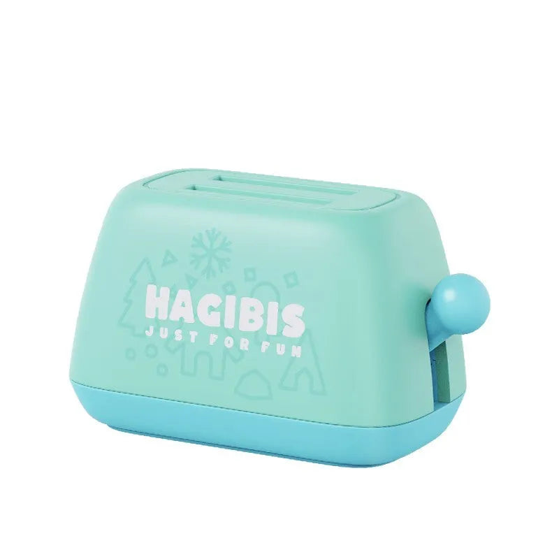 Switch game card storage box with weighted base in green, purple, and yellow purple colour options