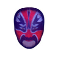 Avengers character LED luminous electronic face mask with coloured light display.