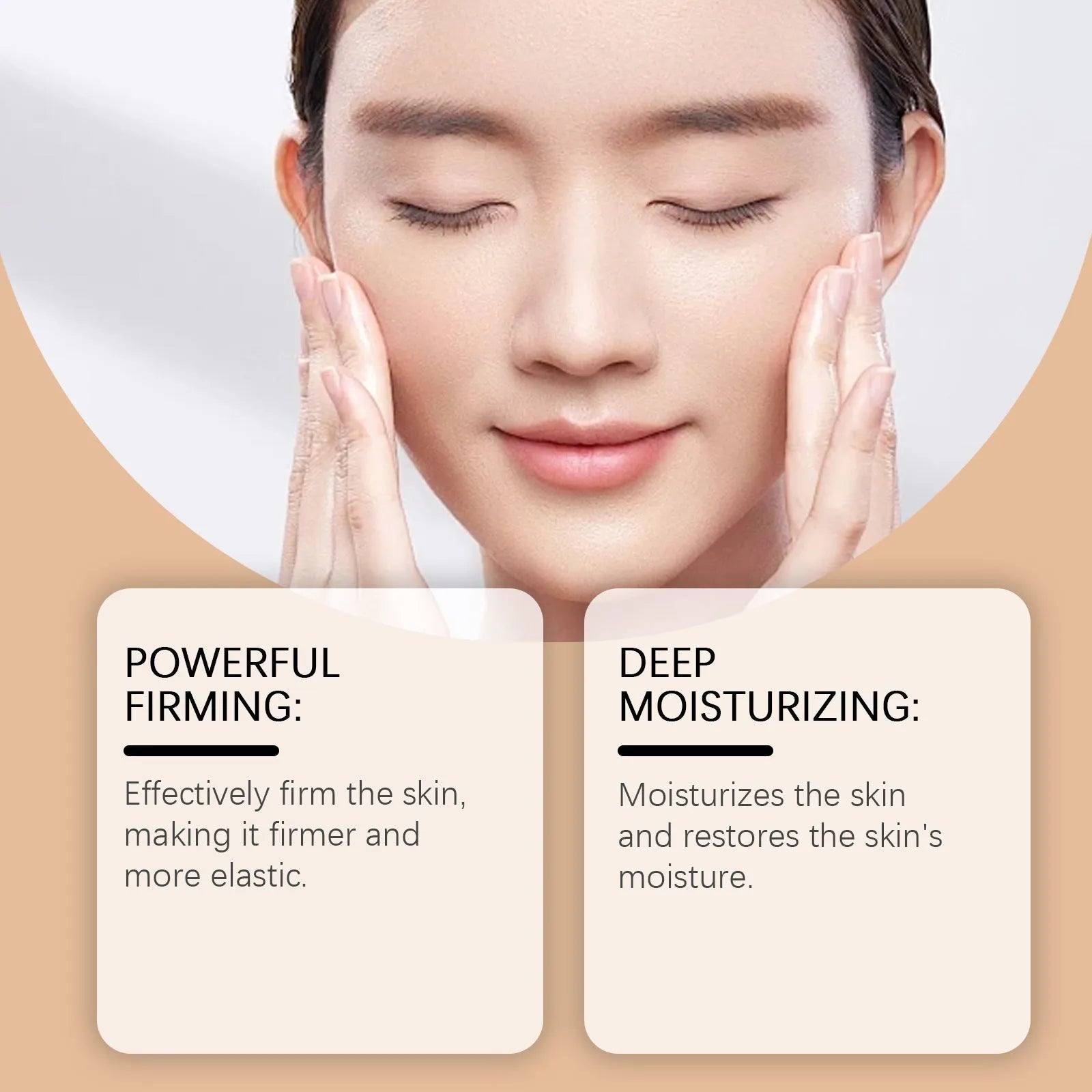 30ml anti-aging liquid bottle with hyaluronic acid and bee venom for facial skincare
