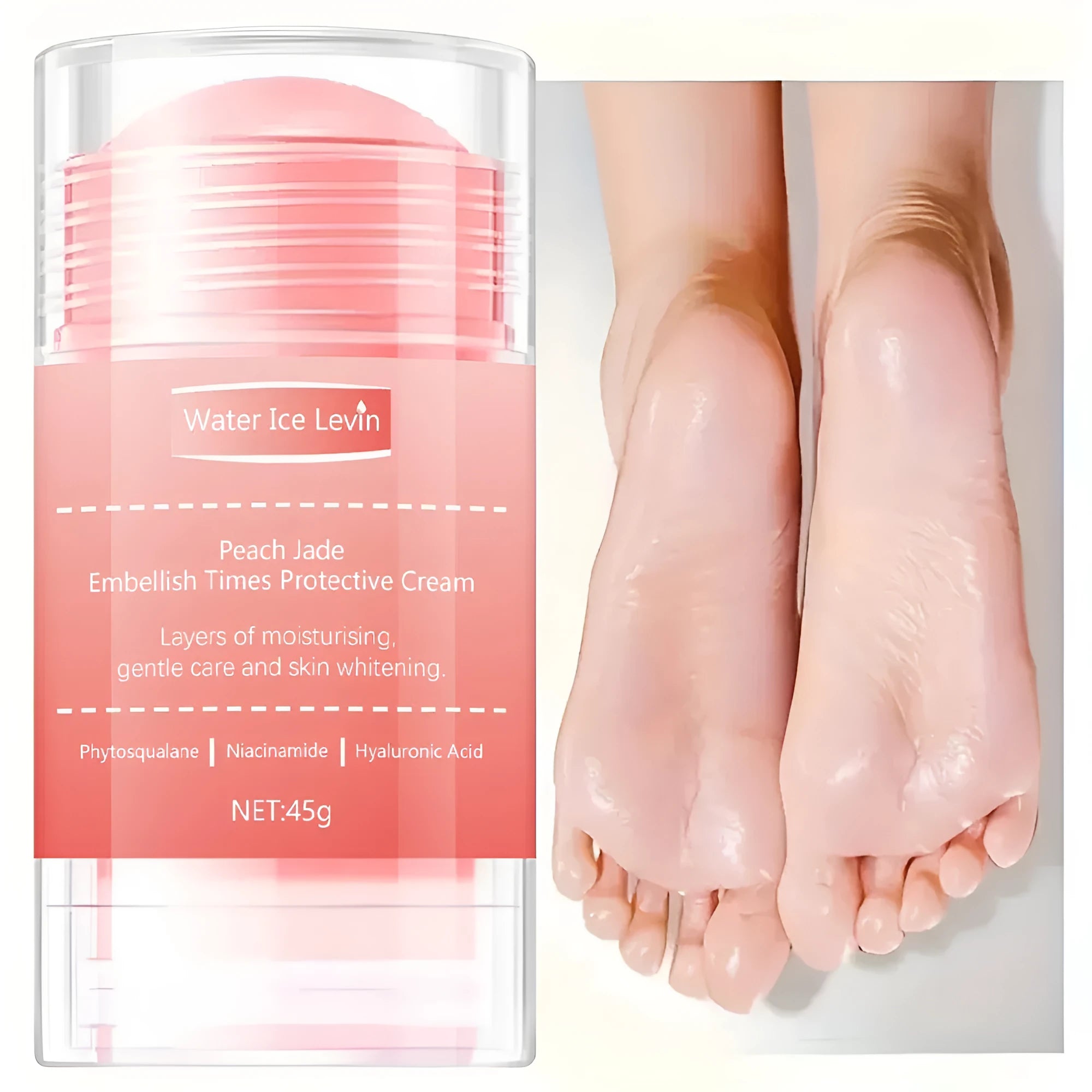 Moisturiser solid stick for dry hands and feet in various scent options