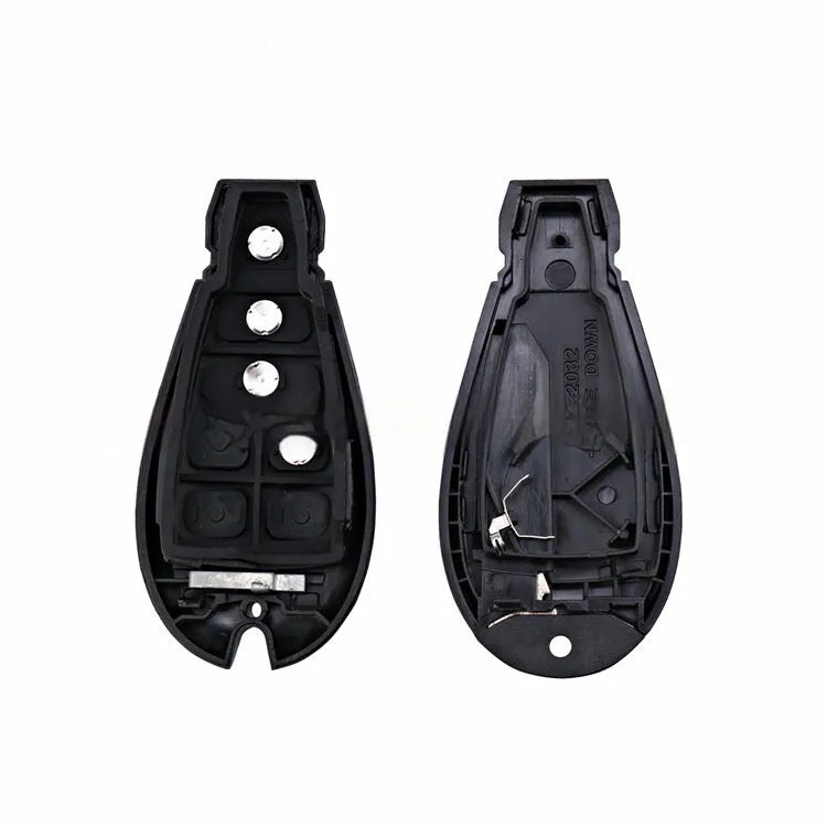 ABS brass replacement key shell for Dodge Chrysler vehicles measuring 85x42x15mm