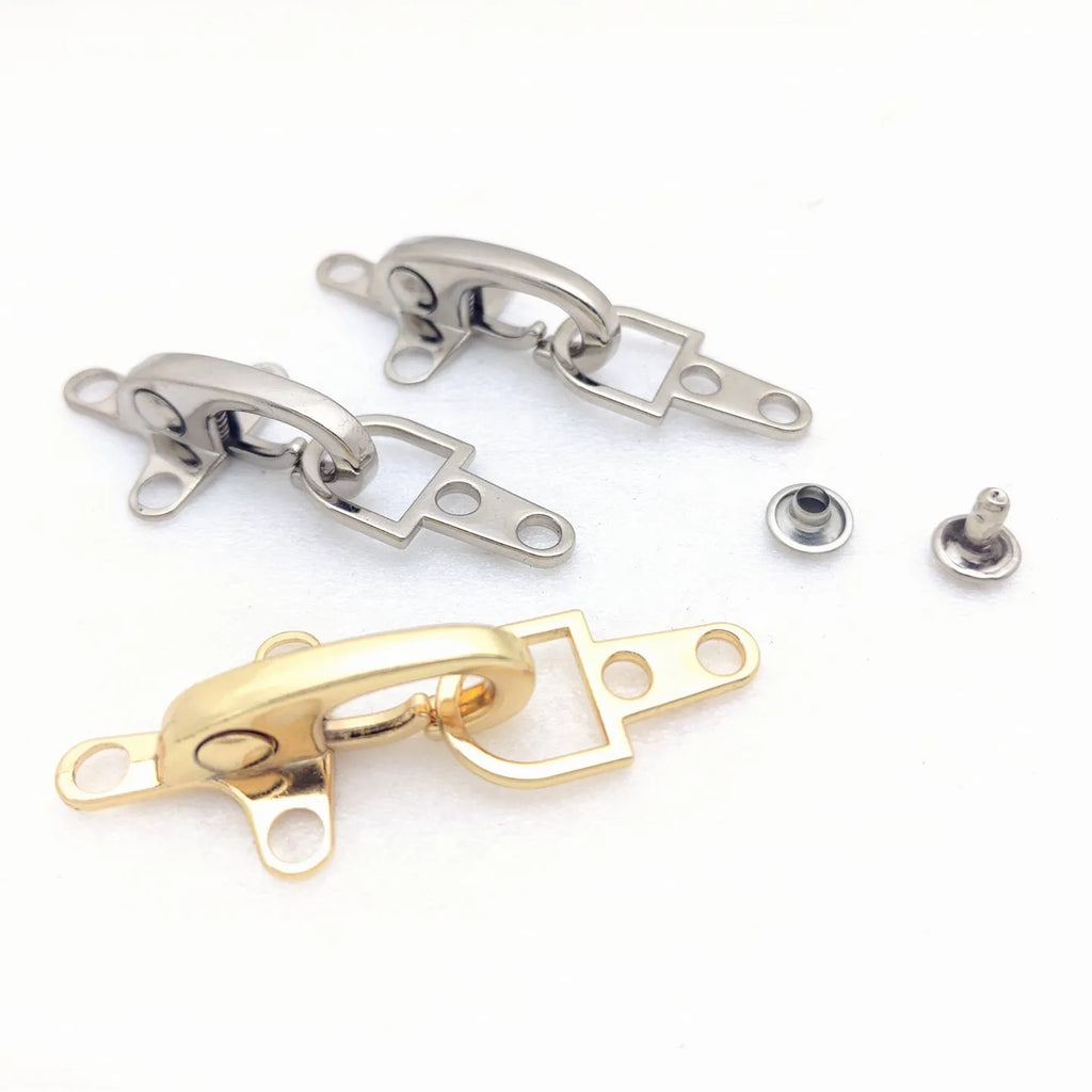 Zinc alloy aircraft buckle in bronze gold gun colour or silver finish for backpack jacket decoration