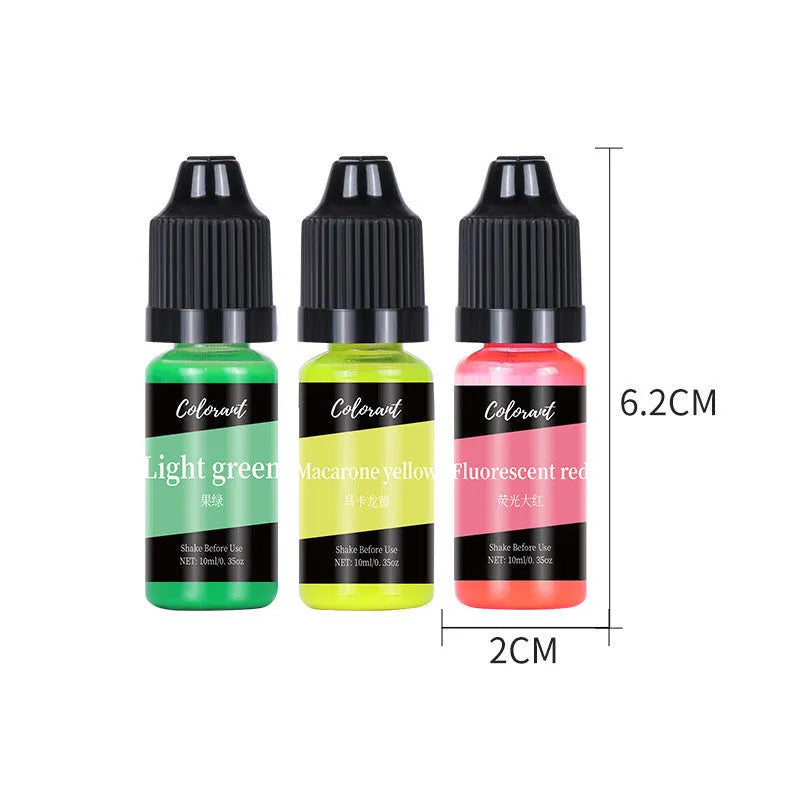 30 colour candle dye pigment concentrate in 10ml bottles for DIY candle and soap making