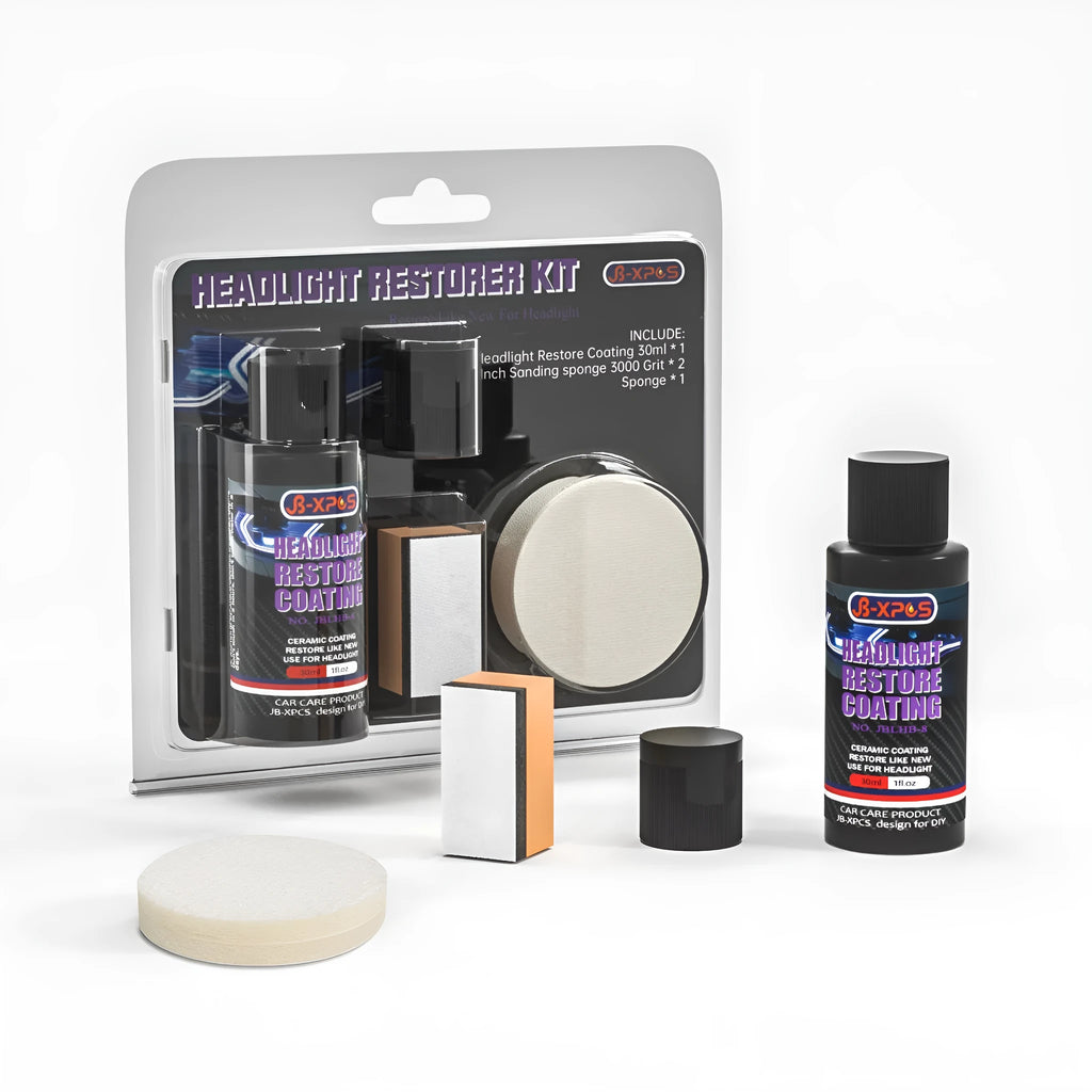 JB-XPCS LHB-8 headlight restore coating repair fluid for car light care in 10ml and 30ml options