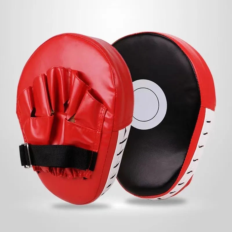 Vertical boxing target punch mitts for Sanda Muay Thai training with coloured edge options