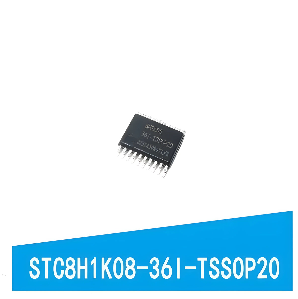 STC8H1K08-36I-TSSOP20 single chip microcontroller IC in TSSOP20 surface mount package for security protection equipment