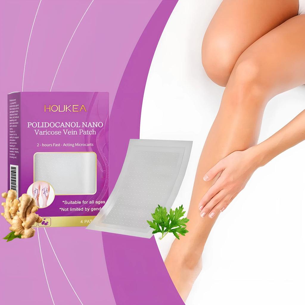 Four micro needle patches for skincare treatment with Moxa leaf and ginger root ingredients