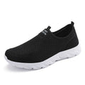 Large size casual mesh low-top sneakers for men in G836 Gray, EVA sole, round toe