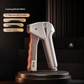 Adjustable hand gripper with spring mechanism showing 5-60kg resistance range in black colour option