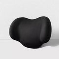 Car headrest neck pillow and lumbar cushion set with memory cotton filling in multiple colours