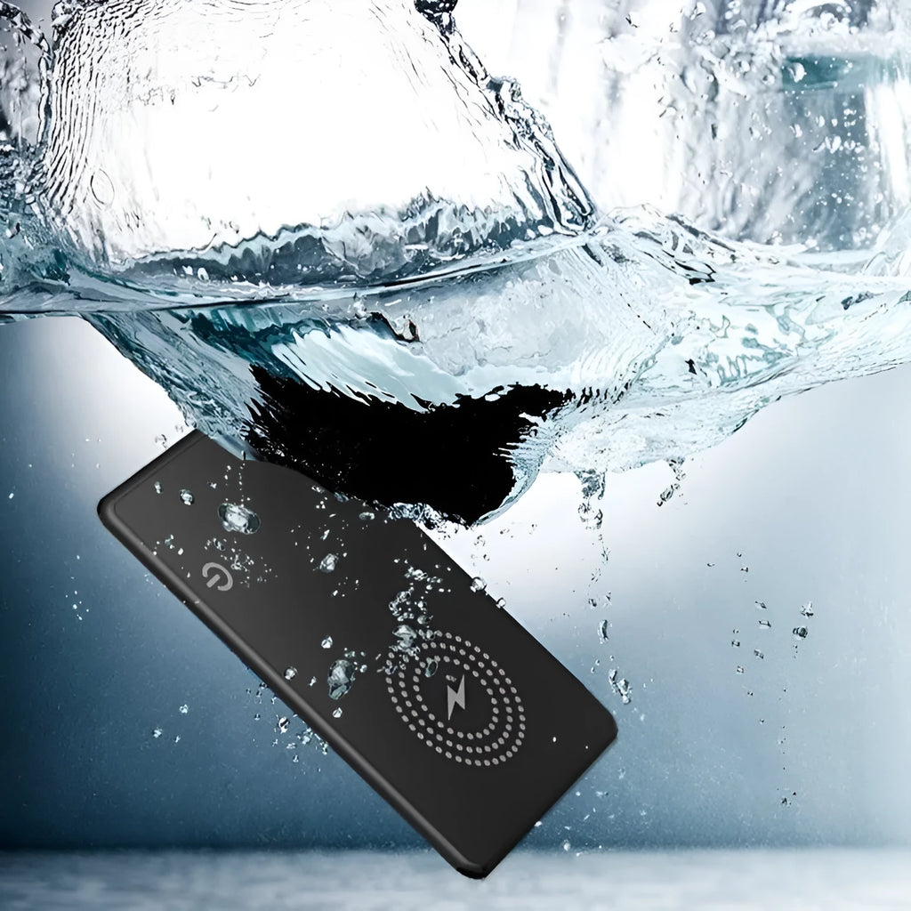 MFI FindMy black anti-lost GPS tracking card with wireless rechargeable design for Android and Apple devices