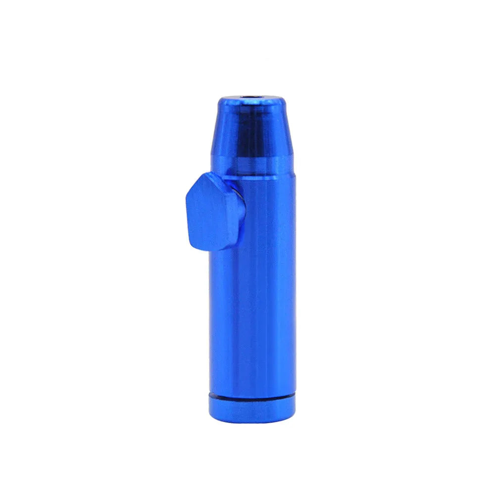 Aluminium alloy bullet-shaped cigarette holder with 53mm flat head height in multiple colour options