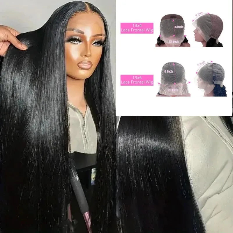 Long 44 inch 13x4 HD lace front wig in high temperature fibre, suitable for Christmas and Halloween