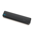 Wireless Bluetooth A4 thermal printer in black plastic casing with USB Type-C port