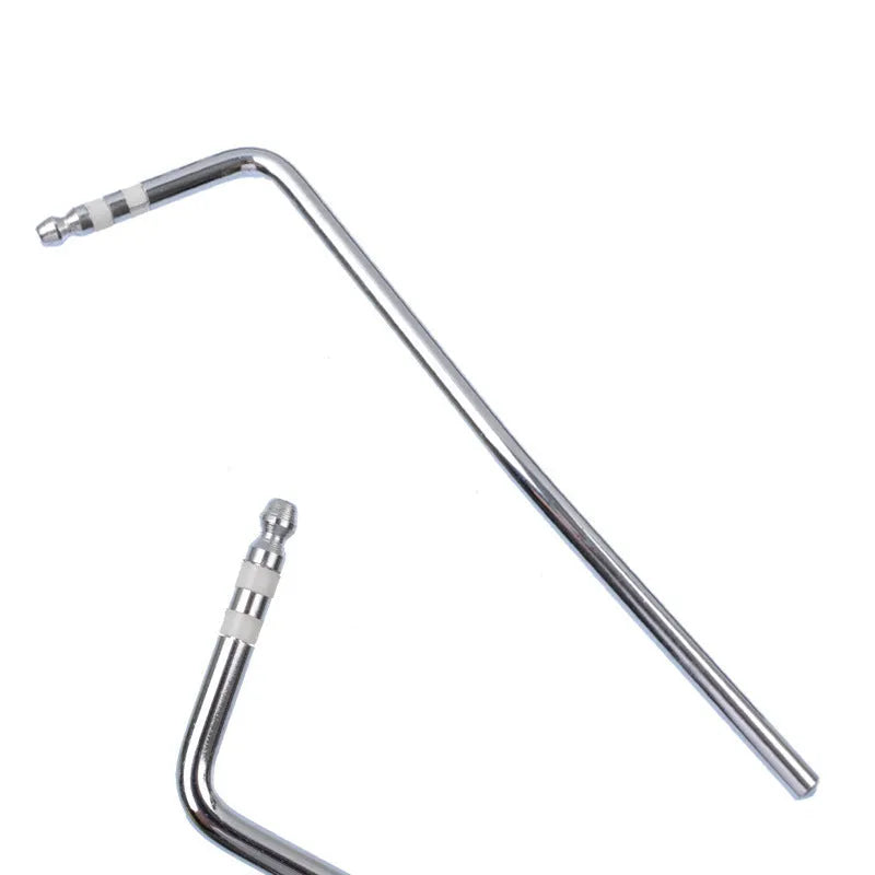 Direct plug-in metal guitar tremolo bar in black, blue, gold, and silver chrome finish options.