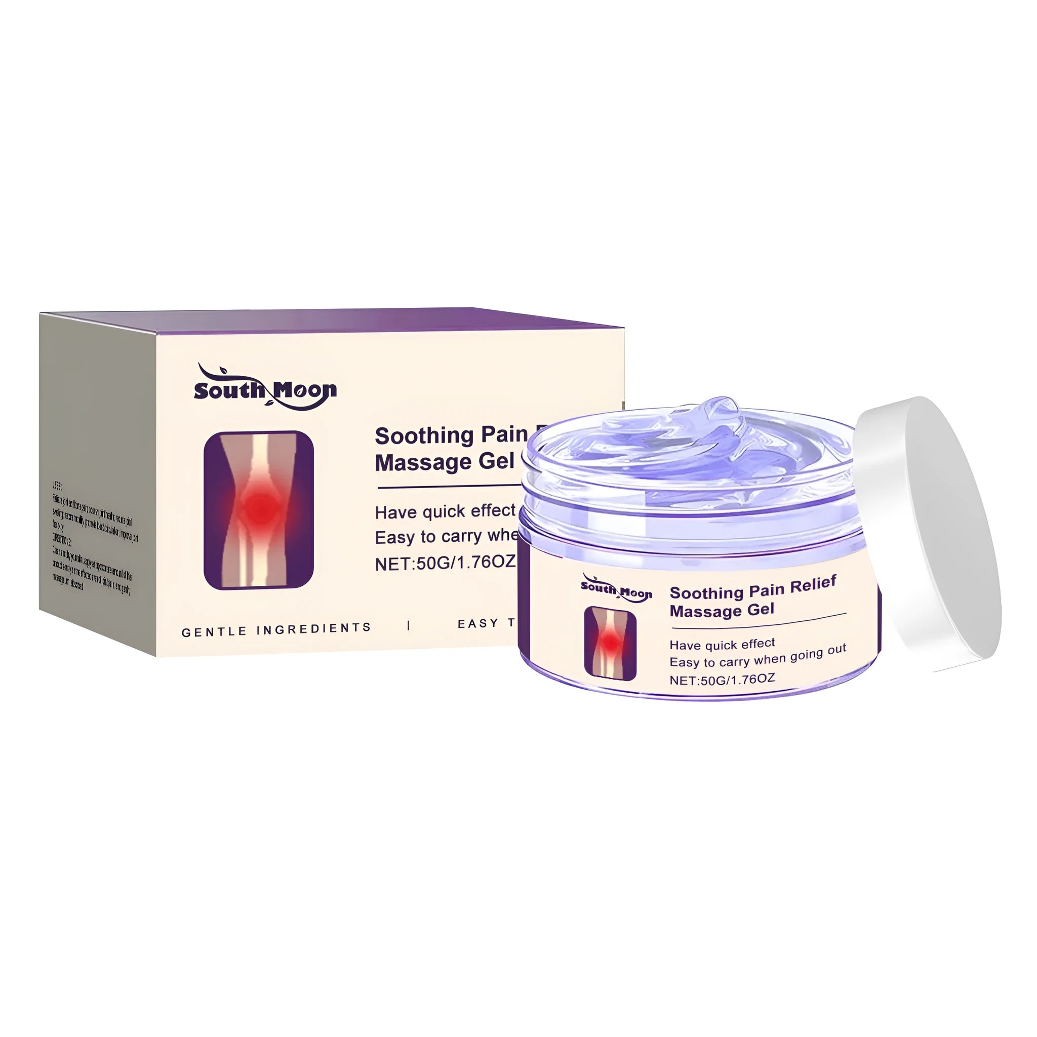 50g tube of menthol and mint leaf joint pain relief gel