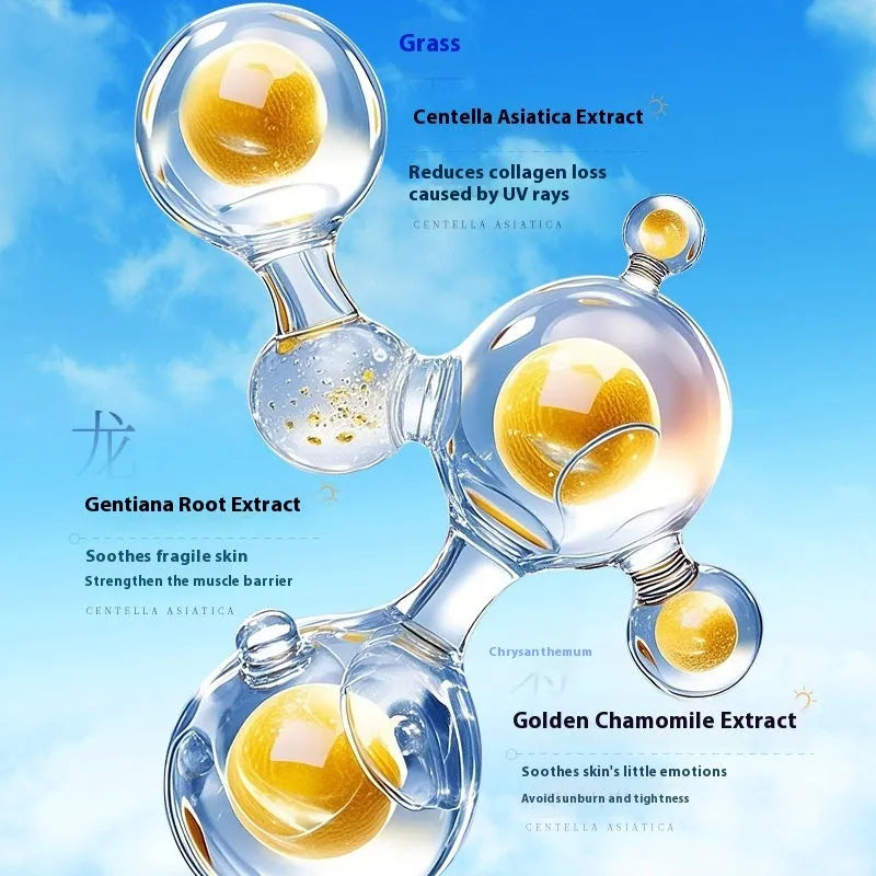 Crystal Sunscreen Spray SPF50 90ml aerosol can for full body UV protection