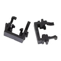 Black plastic LED headlight adapter for Ford Focus Mondeo Fiesta vehicles