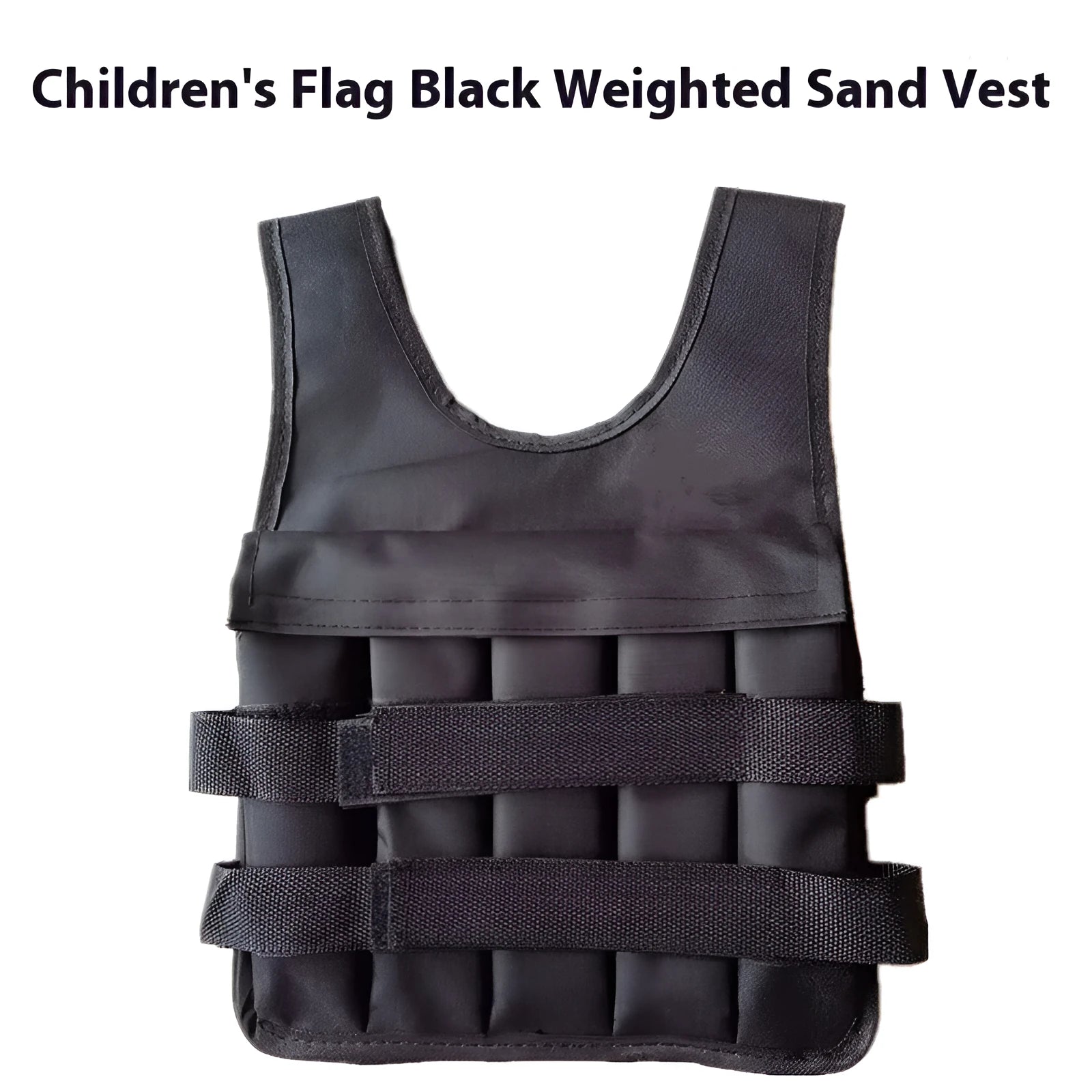 Children's thin shirt-style adjustable sand weight vest for training.