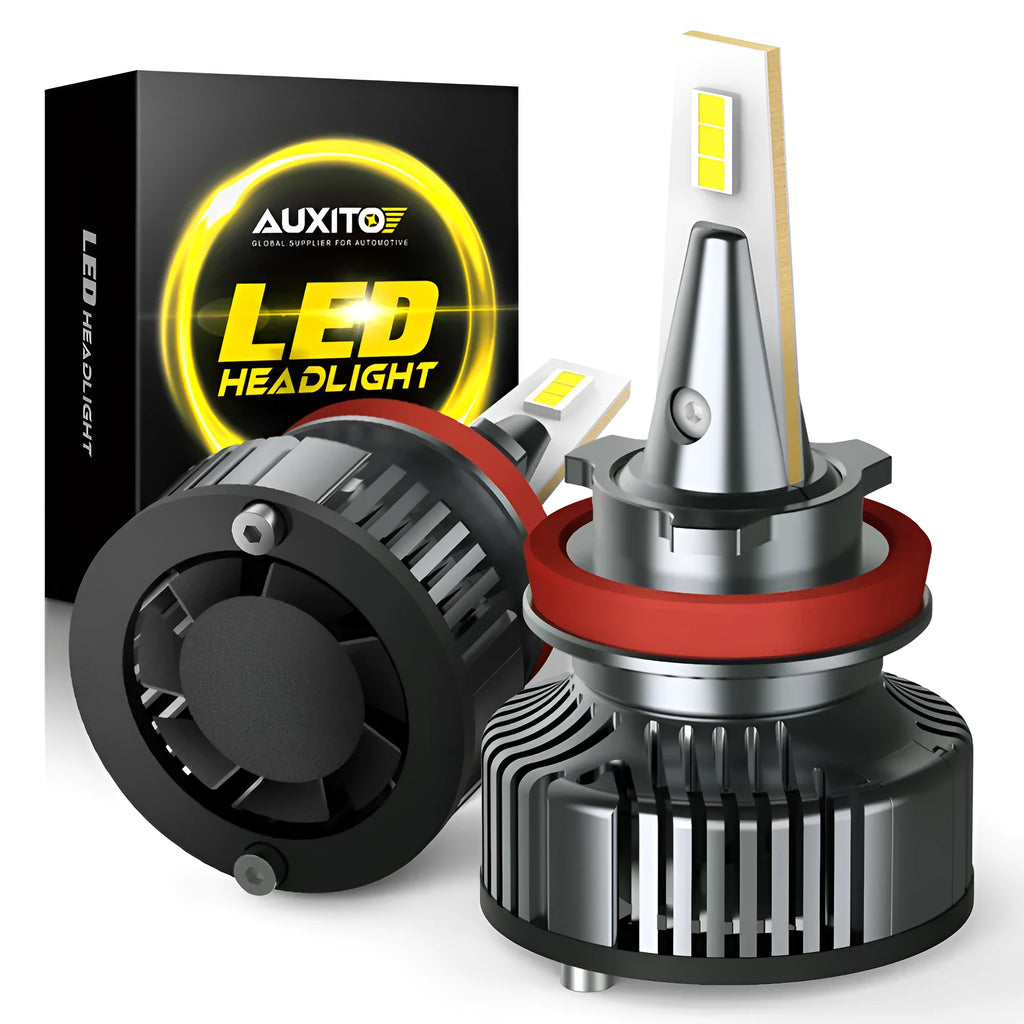 Car LED headlight bulb 60W 8000LM with aluminium housing IP67 for H1 H4 H7 9005 9006