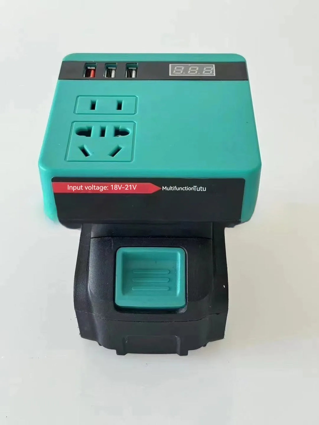 Lithium battery inverter compatible with Dayi Dewei Mivoch Mutian tool batteries 0.12kW