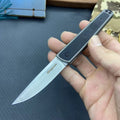 Closed folding fruit knife showing handle colour with 17cm total length and 7cm blade