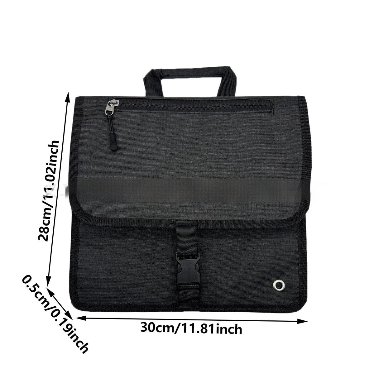 Travel seat back buggy bag black 300DPVC matte portable hand-carrying storage bag hanging on car seat