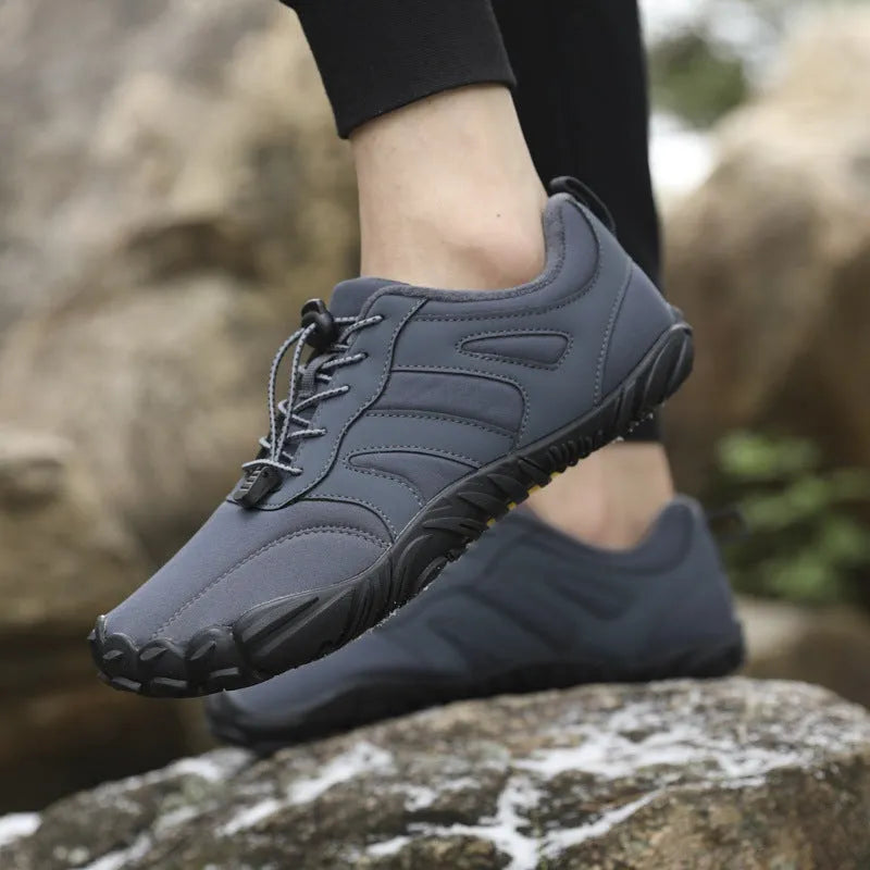 Men's FiveFingers thick bottom breathable boots in army green, size 36-46 unisex