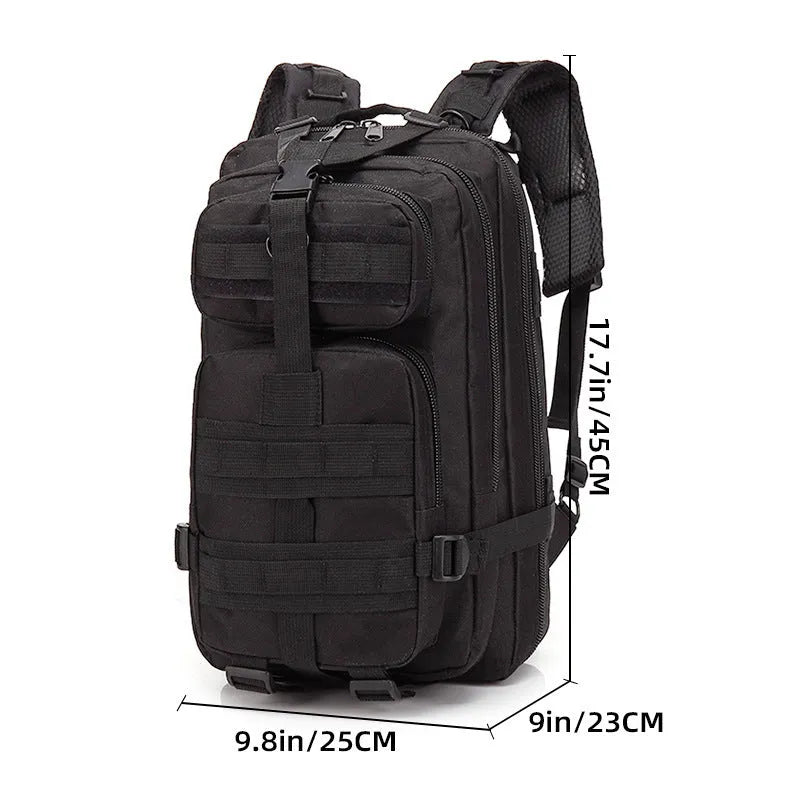 Large khaki hiking backpack with air pillow belt system for mountaineering and outdoor sports