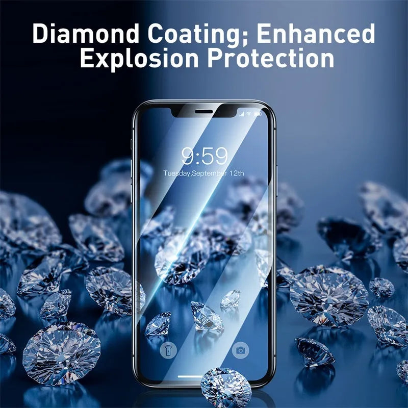 0.23mm curved tempered glass screen protector in black for iPhone X XS 11 Pro 5.8 inches, with non-broken edge and film artifact