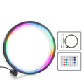 Smart LED night light with music rhythm induction and app control in aluminium alloy housing