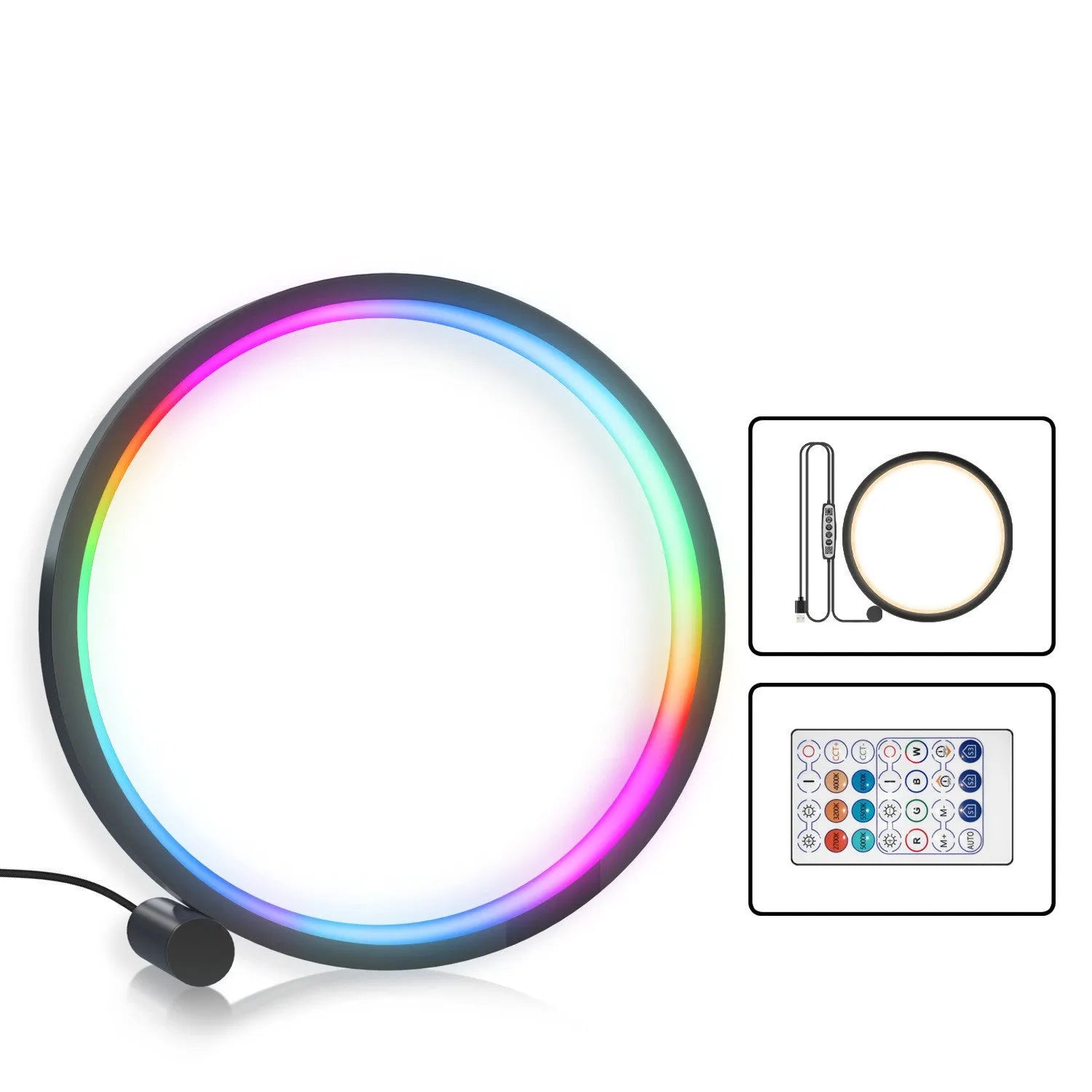 Smart LED night light with music rhythm induction and app control in aluminium alloy housing