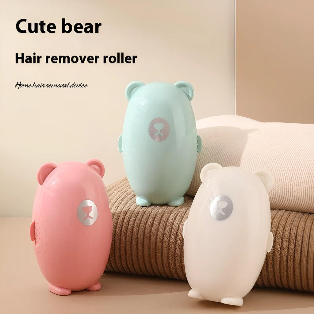 Washable reusable lint remover roller in green colour with ABS plastic body and silicone adhesive roller.