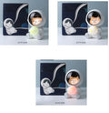 Starry sky animal night light with resin bear design and LED illumination