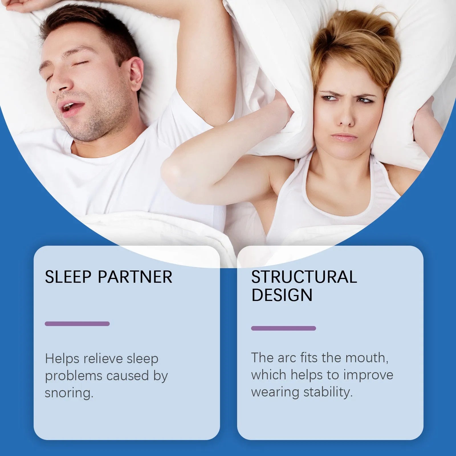 Gentle Care anti-snoring nasal device for night-time snore reduction