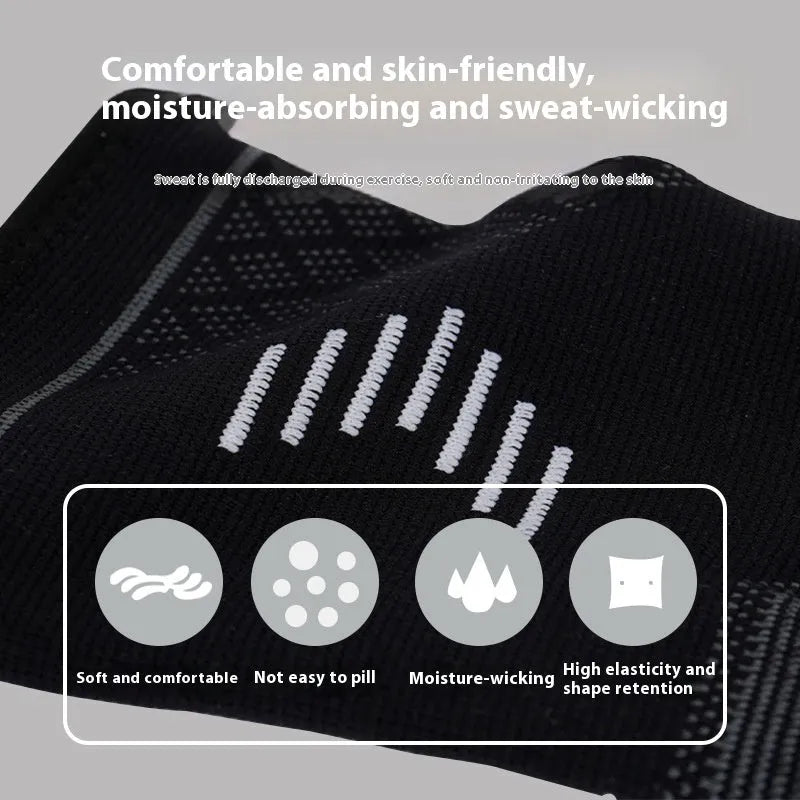 Ankle protective sleeve in black, blue, white, and light pink for sports support