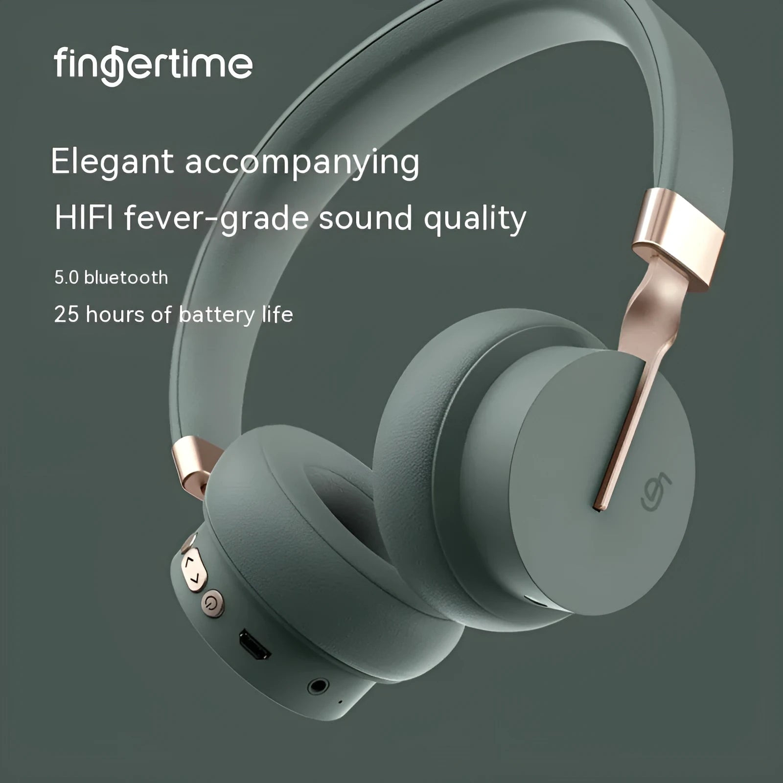 Simple solid colour headworn Bluetooth phone headset shown in one of five colour options.