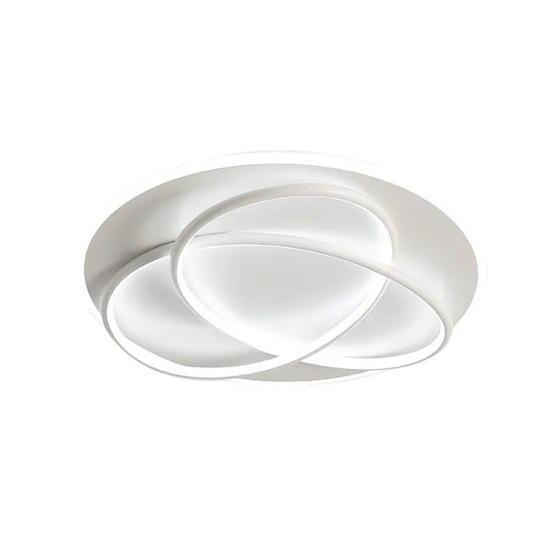 Clover LED ceiling lamp 50cm 61W modern Nordic design black finish living room bedroom ceiling light