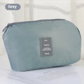 Multi-purpose polyester digital storage bag in beige with zip closure for travel and business use