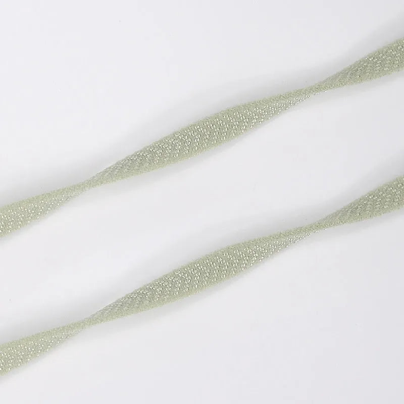Elastic arrow pattern flat shoelace in multiple colours with 0.6cm width and length options