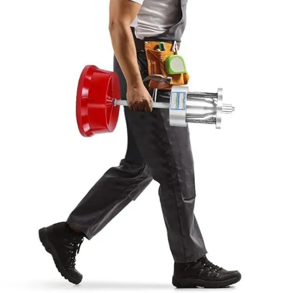 Portable aluminium hub balancer with bull's eye level for car and truck tyres
