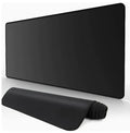 ZUOYA large gaming mouse pad with natural rubber base and overlocked edges in 400x800mm size