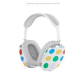 AirPods Max hard protective case with wave point pattern design showing charging port cutout