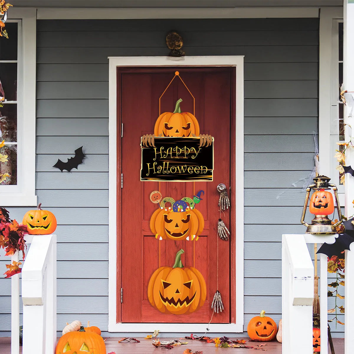 Halloween three-dimensional paper boxes for candy and snack packaging in five styles and set sizes of 3, 6, 12 or 18 pieces