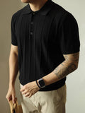 Men's solid colour loose-fit basic T-shirt in black and white options.
